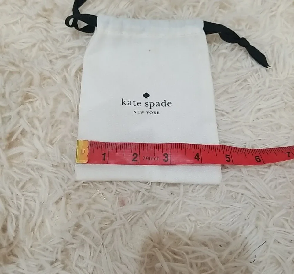 kate spade Pink and White  Drawstring Dust Bags